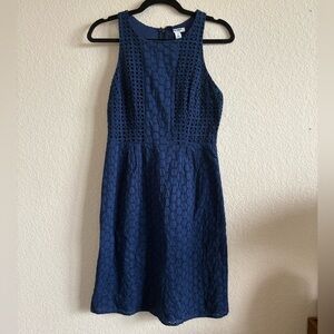 Old Navy Navy Blue Midi Dress